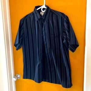 Haggar Clothing Mens Short Sleeved Shirt Size S